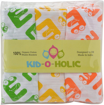 

ShopperBay Text Print  Swadding Baby Blanket(Cotton, Multicolor