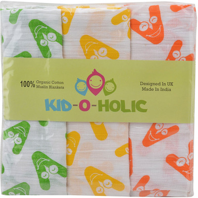 

ShopperBay Text Print  Swadding Baby Blanket(Cotton, Multicolor