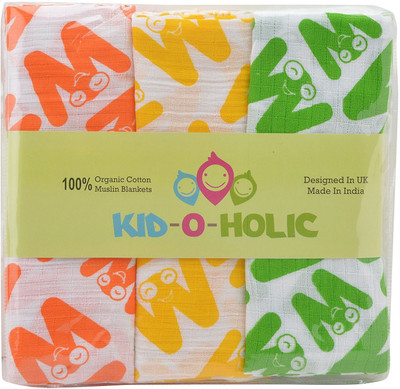 

ShopperBay Text Print  Swadding Baby Blanket(Cotton, Multicolor