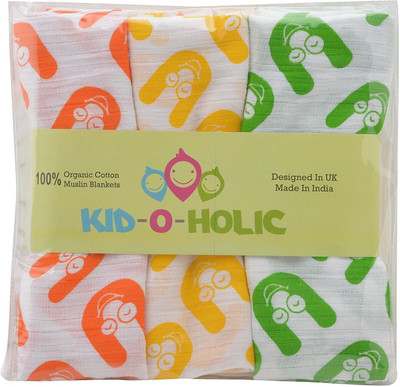 

ShopperBay Text Print  Swadding Baby Blanket(Cotton, Multicolor