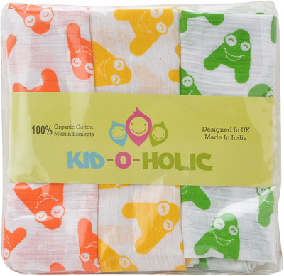 

ShopperBay Text Print  Swadding Baby Blanket(Cotton, Multicolor