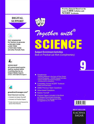 Together with Cbse/Ncert Practice Material Chapterwise for Class 9 Science with Practical Lab Work for 2019 Examination(English, Paperback, Bhattacharya Archita)