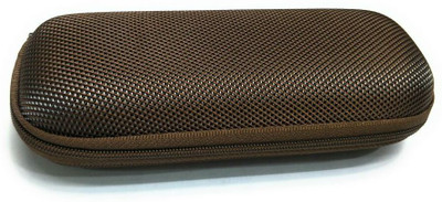 

SBT 1 Compartments FABRIC SEMI HARD ZIPPER CASE(Brown)