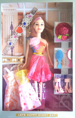

MrSanotiyas SHINE DOLL (with dress and accessories)(Multicolor)