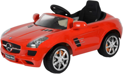 

Toyhouse Officially licensed Mercedes-Benz SLS AMG 6V Rechargeable Car Battery Operated Ride On(Maroon), Multicolor