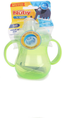 

Nuby No-spill Grip N Sip Cup - Plastic(Green)