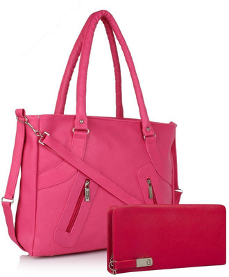 

taps fashion Messenger Bag(Pink, Red)