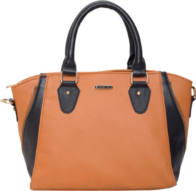 

Heart Held Hand-held Bag(Brown)