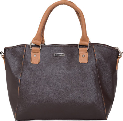 

Heart Held Hand-held Bag(Brown)