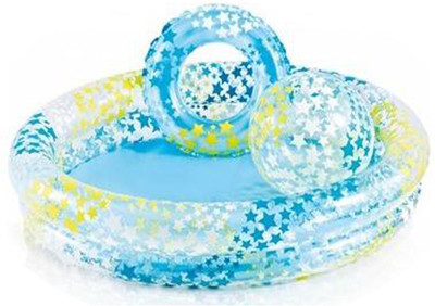 

MEGAEMART POOL,BALL AND RING FOR KIDS Inflatable Pool(Multicolor)