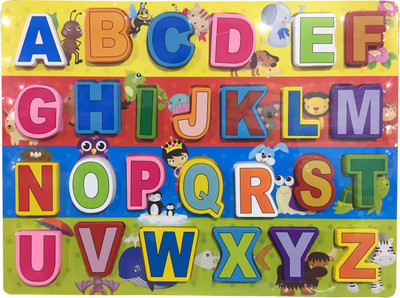 

Assemble Early Learning Wooden ABCD Block 27 Letter Alphabet For Kids(Multicolor)