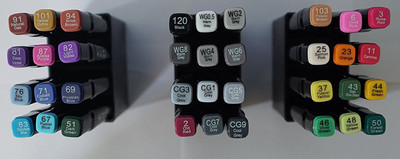 

v moda twin head 36(Set of 36, Multicolor)
