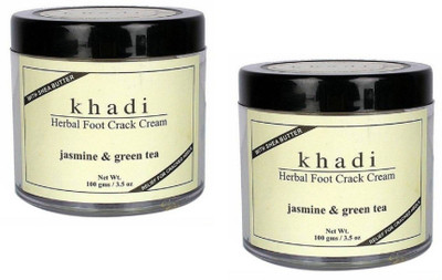 

Khadi Herbal FOOT CRACK CREAM(JASMINE & GREEN TEA)200mg(200 g)