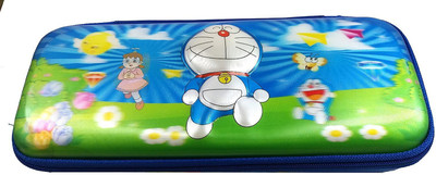 

v moda doremon001 V Moda Multi Purpose Pencil Pen Case Storage Box Holder pencil Pouch Pencil Box For Boys And Girls Art Canvas Pencil Box(Set of 1, Multicolor)