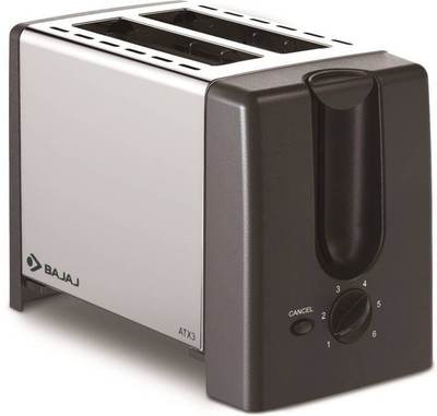 

Bajaj ATX3 750 W Pop Up Toaster(BLACK/SS)