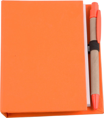 

ZesTale Eco Friendly cardboard memo pad 100 Sheets Sticky Note, 5 Colors(Set Of 1, Orange)