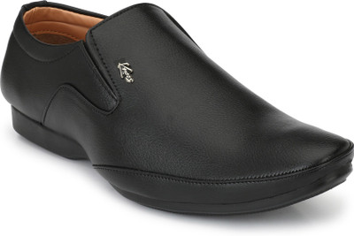 Knoos CORPORATE Slip On For Men(Black