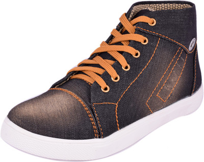 

Da-Dhichi Men's Black Ankle Length Canvas Shoe BS-5 Casuals For Men(Black