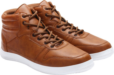 

Aero Synthetic Leather Sneakers For Men(Tan