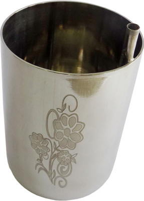 

Stalwart 275 ml Designer Stainless Steel Baby Sipper/Sippy Cups for Kids (1 - 4 years)(Silver)