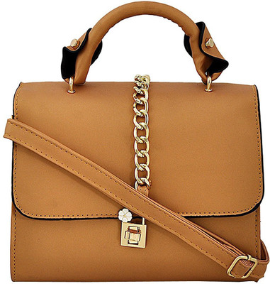 

Vogice Women Casual Beige PU Sling Bag
