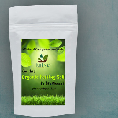 

Turtye Enriched Potting Soil - Perlite Mixed - 5 Kg's - Organic Manure & Soil - Home Gardening Plants - Terrace/Balcony/Rooftop Gardening Plants Soil Manure(5 kg Powder)