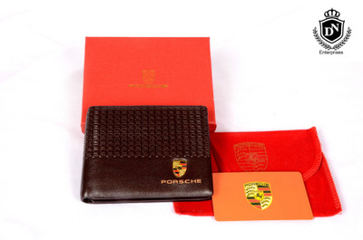 

DN Enterprises Men Brown Genuine Leather Wallet(6 Card Slots)