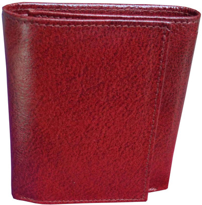 

recare Men Brown Genuine Leather Wallet(3 Card Slots), Black