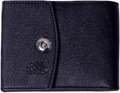 

Aussie youper Men Black Artificial Leather Wallet(6 Card Slots)