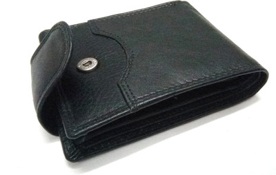 

Generic Men Black Genuine Leather Wallet(6 Card Slots)