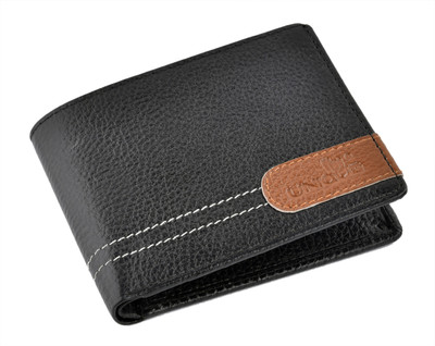 

Topsale Boys Black Genuine Leather Wallet(10 Card Slots)