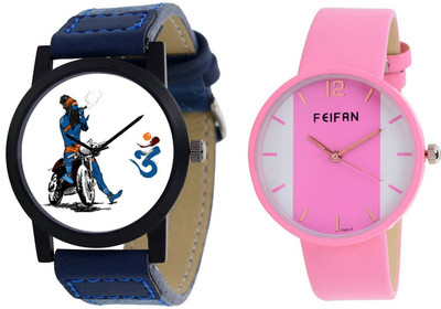 

AR Sales Combo Of 2 Analog Watch For Mens And Womens FF002-AR102 Watch - For Couple
