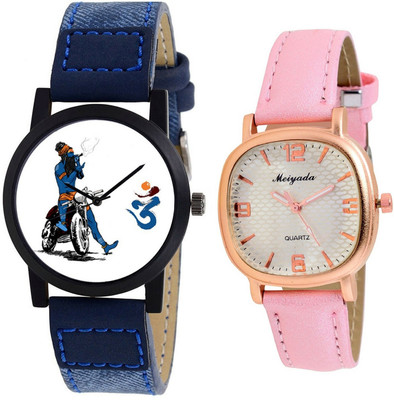 

Orayan Combo Of Analog Watch For Mens And Womens-M002-S102 Watch - For Couple
