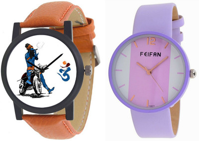 

Maxi Retail Combo Of 2 Analog Watch For Mens And Womens FF007-S103 Watch - For Couple