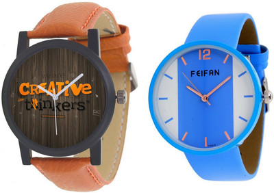 

Orayan Combo Of 2 Analog Watch For Mens And Womens FF001-S101 Watch - For Couple