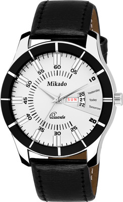 

Mikado Stylish Men's White dial Day and Date watch Watch - For Men