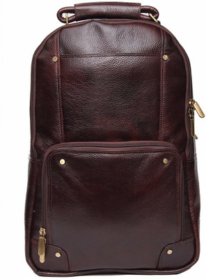 

HICLASS Genuine Leather Backpack 10 L Laptop Backpack(Brown)