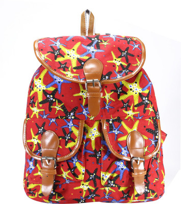

Desence Stylish Casual College Backpack For Girl's 5 L Backpack(Multicolor), Red