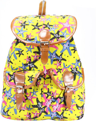 

Desence Stylish Casual College Backpack For Girl's 5 L Backpack(Multicolor), Yellow