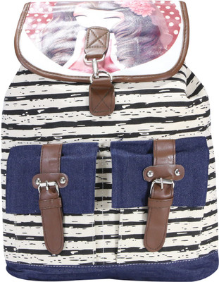 

Desence Stylish Casual College Backpack For Girl's 15 L Backpack(Blue)