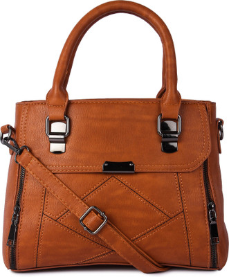 

Machli TAN office handbag Shoulder Bag(Brown, 10 L)