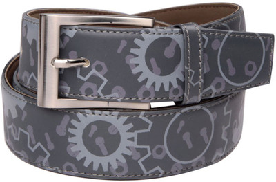 

orolyf Men Casual Grey Artificial Leather Belt