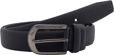 

Snoby Men Casual Black Artificial Leather Belt
