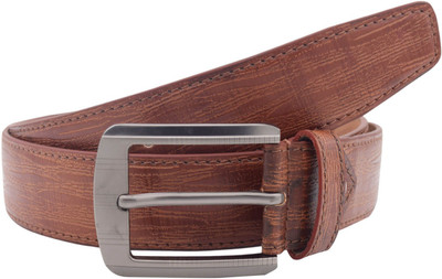 

Snoby Men Casual Brown Artificial Leather Belt