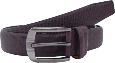 

Snoby Men Casual Brown Artificial Leather Belt