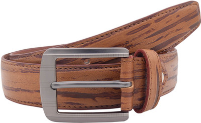 

Snoby Men Casual Brown Artificial Leather Belt