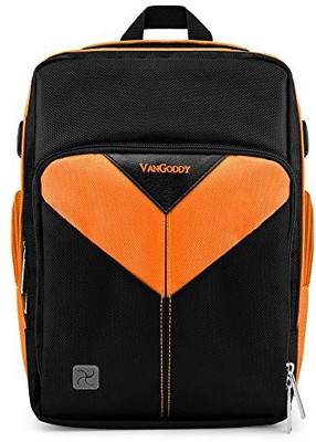 

Vangoddy Protective Case Orange Camera Backpacks Bag - CL_CAMLEA722_06 Camera Bag(Orange)