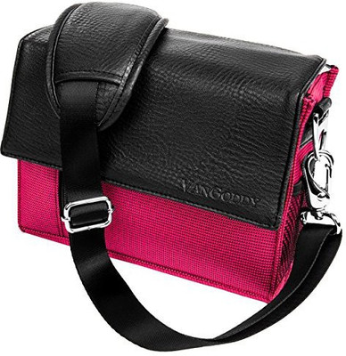 

Vangoddy Pink Nikon Coolpix L32 Digital Camera Carrying Case Crossbody Bag - PT_CAMLEA204_L32 Camera Bag(Pink)