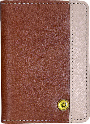 

POLLSTAR Minimalist RFID anti theft Technology 20 Card Holder(Set of 1, Tan)