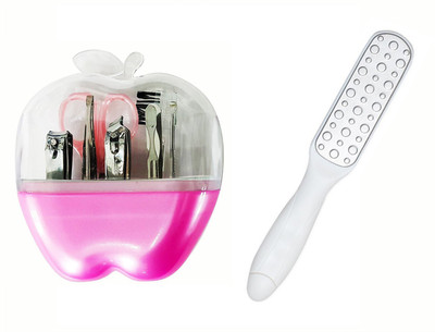 Fully Combo Of Manicure Kit & Foot Scrubber(Set of 2)